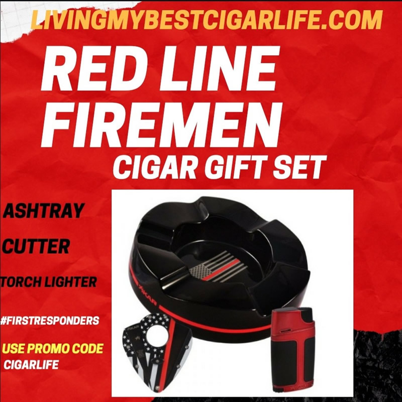 Red Line Firemen Cigar Gift Set